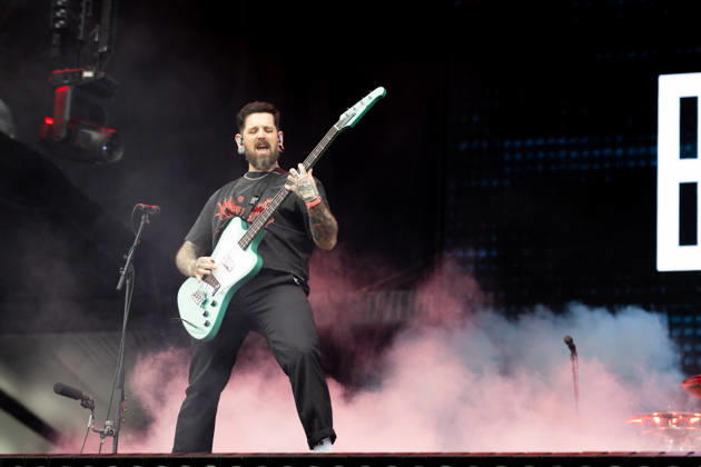 Davyd Winter Bates bass during the performance of the British metalcore band Bury Tomorrow as part of the Rock am Ring 2026 festival at the Nürburgring Nürburg Rock am Ring Rheinland Pfalz Germany