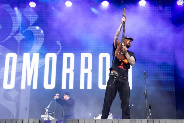 Kristan Dawson guitar during the performance of the British metalcore band Bury Tomorrow as part of the Rock am Ring 2026 festival at the Nürburgring Nürburg Rock am Ring Rheinland Pfalz Germany