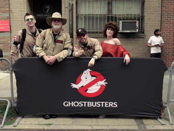 June 6, 2026, New York, New York, USA: Fans lining up at Ghostbusters Day 2006 at Hook & Ladder 8 Tribeca NYC..A street celebration fundraiser benefiting the FDNY Foundation at the beloved firehouse .famous in the Ghostbuster movie franchise with Ecto-1 vehicle displays, music,. fan merchandise and special guests. New York USA  - ZUMAh156 20260606_znp_h156_002 Copyright: xMiloxHessx
