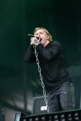 Marc Zelli Zellweger singing during the performance of the Swiss metal band Paleface Swiss as part of the Rock am Ring 2026 festival at the Nürburgring Nürburg Rock am Ring Rheinland Pfalz Germany