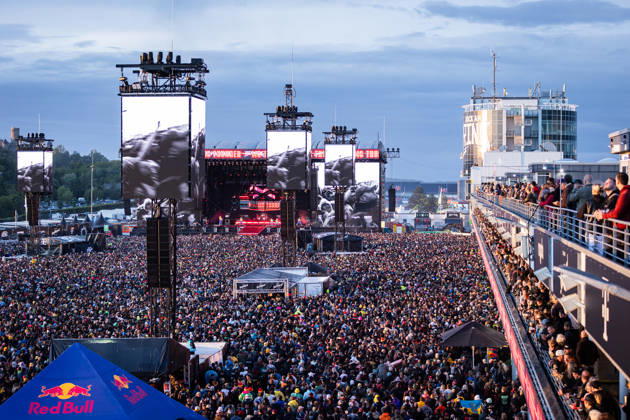Rock am Ring 2026, Day 2, 6 6 2026 The grounds are packed The traditional Rock am Ring festival at the Nürburgring in the Eifel region kicks off the festival season in Germany Rock am Ring will take place this year from June 5 to 7 Around 80 bands and artists will perform on one of the three large stages Nürburg Nürburgring Rhineland-Palatinate Germany Copyright: xSebastianxDerixx