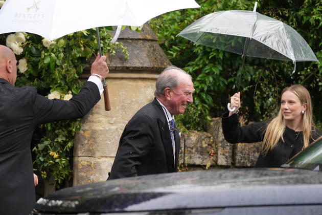 The Wedding of Harriet Sperling to Peter Phillips Captain Mark Phillips attends the Wedding of Harriet Sperling to Peter Phillips at All Saints Church, Kemble, Gloucestershire, UK, on the 6th June 2026. Picture by James Whatling Kemble All Saints Church Gloucestershire United Kingdom  WHA-0825