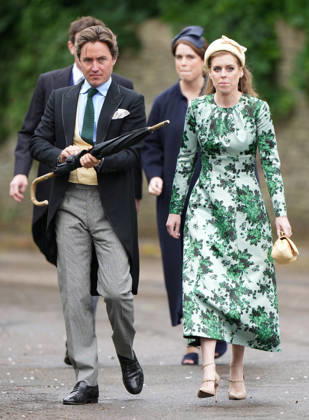 The Wedding of Harriet Sperling to Peter Phillips Edoardo Mapelli Mozzi and Princess Beatrice attend the Wedding of Harriet Sperling to Peter Phillips at All Saints Church, Kemble, Gloucestershire, UK, on the 6th June 2026. Picture by James Whatling Kemble All Saints Church Gloucestershire United Kingdom  WHA-0825