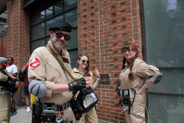 June 6, 2026, Manhattan, New York, United States: New York New York June 6,.2026...Ghostbusters Day is an annual celebration of the iconic 1984 film Ghostbusters . It started in 2014 to commemorate the 30th anniversary of the movieÃ¢â‚¬â ¢s release. Since then, it has grown into a beloved tradition that brings together fans from around the world. Manhattan United States - ZUMAc272 20260606_znp_c272_005 Copyright: xEmilyxCotlerx