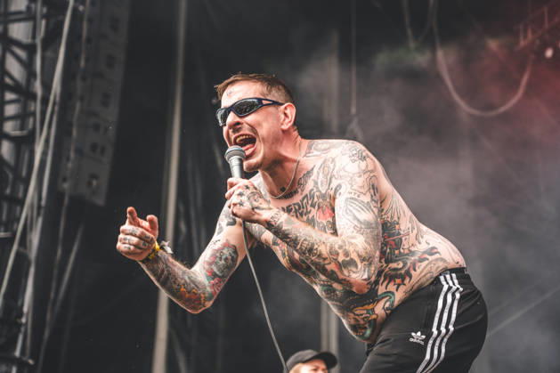 Viagra Boys live at Northside 2026 Aarhus, Denmark. 06th, June 2026. The Swedish punk band Viagra Boys performs a live concert during the Danish music festival Northside 2026 in Aarhus. Here vocalist Sebastian Murphy is seen live on stage. Denmark, Aarhus  Copyright: xGonzalesxPhoto RolfxMeldgaardx