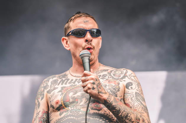 Viagra Boys live at Northside 2026 Aarhus, Denmark. 06th, June 2026. The Swedish punk band Viagra Boys performs a live concert during the Danish music festival Northside 2026 in Aarhus. Here vocalist Sebastian Murphy is seen live on stage. Denmark, Aarhus  Copyright: xGonzalesxPhoto RolfxMeldgaardx