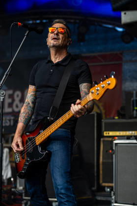 SBÄM Fest 2026 In the picture the band BOOZE GLORY at the SBÄM Rockfest 2026 Bassist Jim WELSH Copyright: xBEAUTIFULxSPORTS Goldbergx