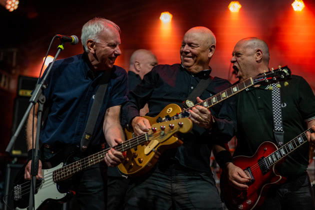 SBÄM Fest 2026 In the picture the band COCK SPARRER at the SBÄM Rockfest 2026 from left bassist Steve BURGESS, guitarist Mick BEAUFOY and guitarist Daryl SMITH Copyright: xBEAUTIFULxSPORTS Goldbergx