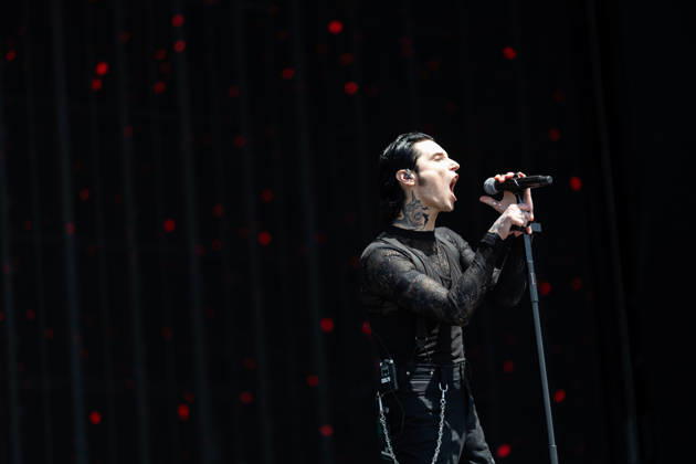 Andy Biersack singing during the performance of the US rock band Black Veil Brides as part of the Rock am Ring 2026 festival at the Nürburgring Nürburg Rock am Ring Rheinland Pfalz Germany