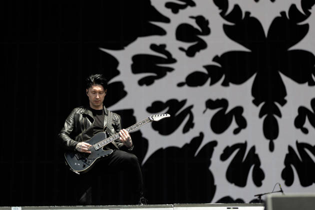 Jake Pitts guitar during the performance of the US rock band Black Veil Brides as part of the Rock am Ring 2026 festival at the Nürburgring Nürburg Rock am Ring Rheinland Pfalz Germany
