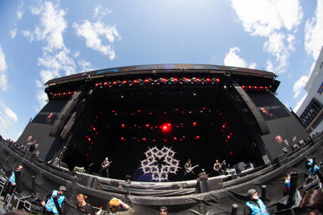 The Utopia Stage during the performance of the US rock band Black Veil Brides as part of the Rock am Ring 2026 festival at the Nürburgring Nürburg Rock am Ring Rheinland Pfalz Germany
