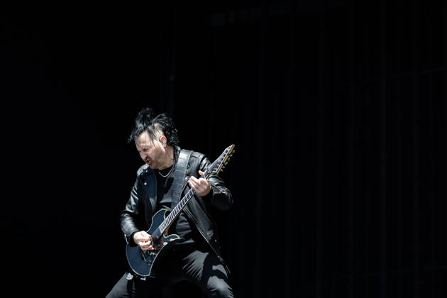 Jinxx Jeremy Ferguson guitar, violin, vocals during the performance of the US American rock band Black Veil Brides as part of the Rock am Ring 2026 festival at the Nürburgring Nürburg Rock am Ring Rheinland Pfalz Germany