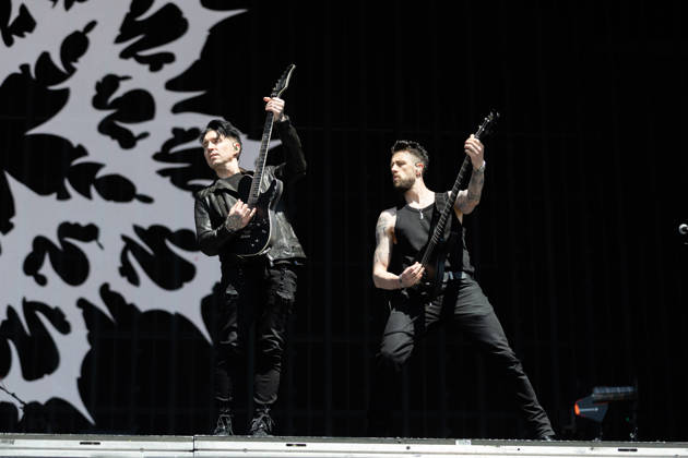 Jake Pitts guitar and Lonny Eagleton bass, vocals during the performance of the US rock band Black Veil Brides as part of the Rock am Ring 2026 festival at the Nürburgring Nürburg Rock am Ring Rheinland Pfalz Germany