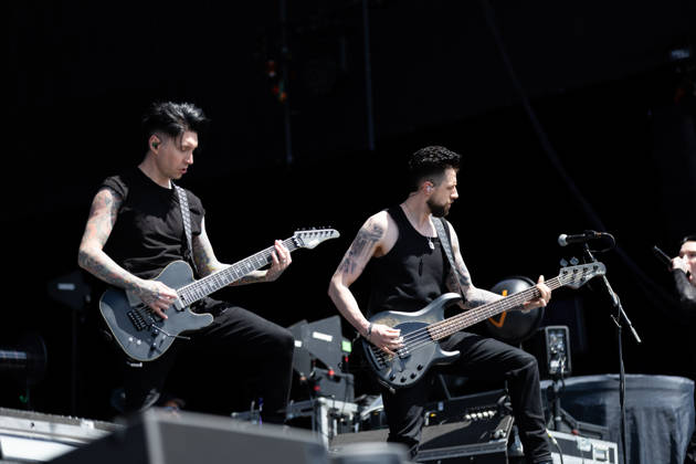 Jake Pitts guitar and Lonny Eagleton bass, vocals during the performance of the US rock band Black Veil Brides as part of the Rock am Ring 2026 festival at the Nürburgring Nürburg Rock am Ring Rheinland Pfalz Germany