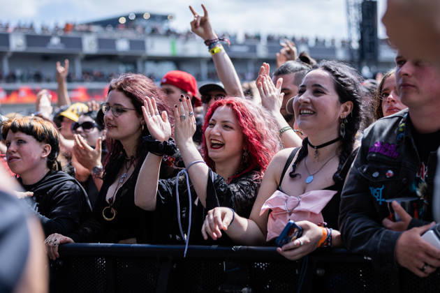 Rock am Ring 2026, Day 3, 7 6 2026 Fans at Hollywood Undead The traditional Rock am Ring festival at the Nürburgring in the Eifel region kicks off the festival season in Germany Rock am Ring will take place this year from June 5 to 7 Around 80 bands and artists will perform on one of the three large stages Nürburg Nürburgring Rhineland-Palatinate Germany Copyright: xSebastianxDerixx
