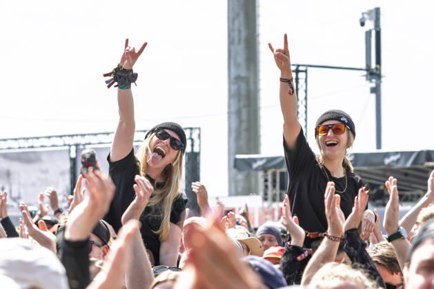 Rock am Ring 2026 Hollywood Undead 07 06 26 Audience at Hollywood Undead on the Utopia Stage Last festival day on Sunday, 07 06 2026, at Rock am Ring 2026 at the Nürburgring in the Eifel The three-day music festival ends on the same day the next edition is planned from 04 to 06 06 2027 Nürburg Nürburgring Rhineland-Palatinate Germany Copyright: xMarcxJohnx