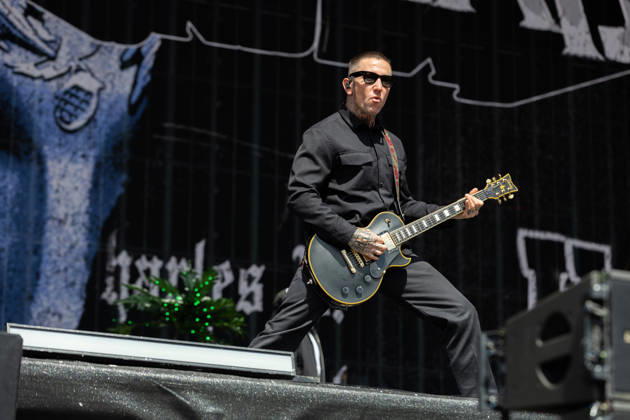 Danny Daniel Murillo singing during the performance of the US rap rock band Hollywood Undead as part of the Rock am Ring 2026 festival at the Nürburgring Nürburg Rock am Ring Rheinland Pfalz Germany