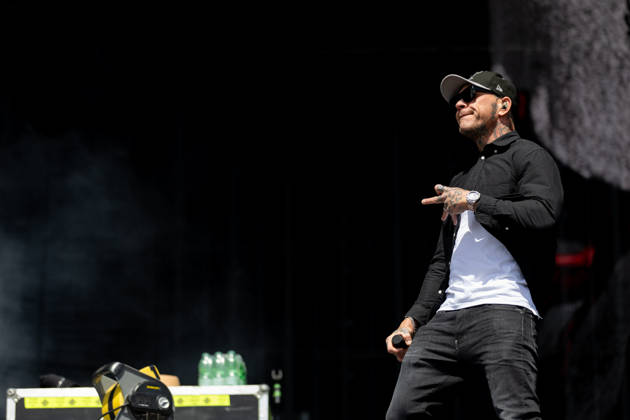 Members during the performance of the US rap rock band Hollywood Undead as part of the Rock am Ring 2026 festival at the Nürburgring Nürburg Rock am Ring Rheinland Pfalz Germany
