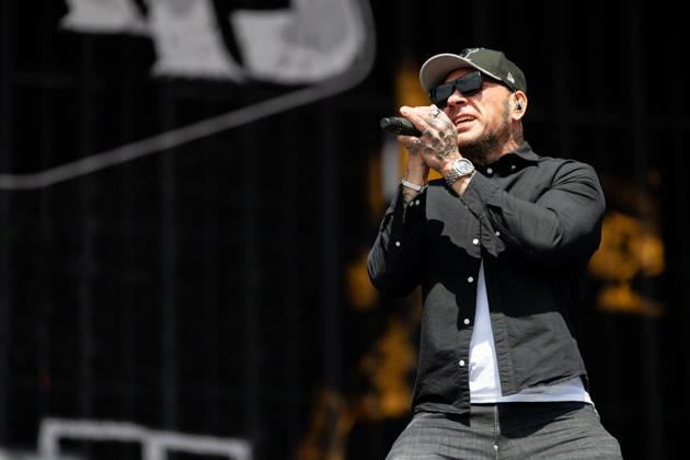 Members during the performance of the US rap rock band Hollywood Undead as part of the Rock am Ring 2026 festival at the Nürburgring Nürburg Rock am Ring Rheinland Pfalz Germany