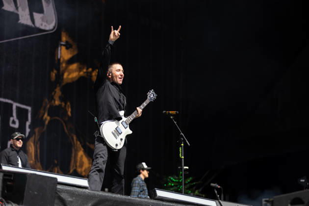 Danny Daniel Murillo singing during the performance of the US rap rock band Hollywood Undead as part of the Rock am Ring 2026 festival at the Nürburgring Nürburg Rock am Ring Rheinland Pfalz Germany