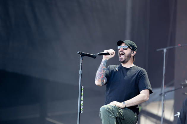 Benjamin Burnley vocals, guitar during the performance of the US rock band Breaking Benjamin as part of the Rock am Ring 2026 festival at the Nürburgring Nürburg Rock am Ring Rheinland Pfalz Germany