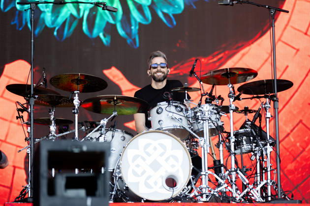 Shaun Foist drums during the performance of the US rock band Breaking Benjamin as part of the Rock am Ring 2026 festival at the Nürburgring Nürburg Rock am Ring Rheinland Pfalz Germany