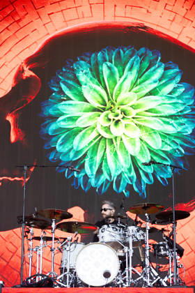 Shaun Foist drums during the performance of the US rock band Breaking Benjamin as part of the Rock am Ring 2026 festival at the Nürburgring Nürburg Rock am Ring Rheinland Pfalz Germany