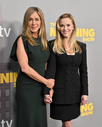 Apple TV™s ˜The Morning Show™ S4 Emmy FYC Jennifer Aniston and Reese Witherspoon arriving to Apple TV™s The Morning Show? season 4 Emmy FYC held at the Directors Guild Theatre on June 7, 2026 in Los Angeles, CA. Los Angeles Directors Guild Theatre California USA Copyright: xLisaxOConnorx xAFF-USA.comx