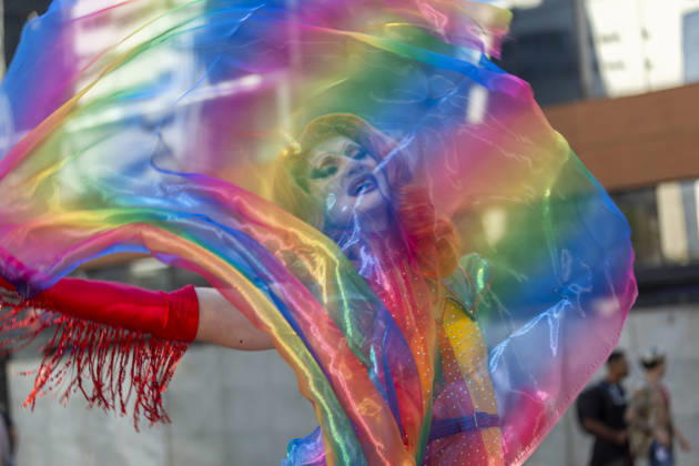 June 7, 2026, Sao Paulo, Sao Paulo, Brasil: JUNE 07, 2026: Participants gather during the 30th edition of the Sao Paulo LGBT+ Pride Parade at Paulista Avenue in Sao Paulo, Brazil, on June 7, 2026. Widely considered the largest Pride parade in the world, this year s landmark 30-year anniversary featured the official theme A rua convoca, a urna confirma (The street summons, the ballot box confirms), emphasizing political participation and social mobilization ahead of municipal and general elections. Despite facing a 60% drop in private corporate sponsorshipsÃ¢â‚¬which forced 14 sound trucks onto the avenue instead of the usual 17Ã¢â‚¬millions of people took to the streets to protest conservative legislative backlashes and celebrate - ZUMAv146 20260607_zip_v146_006 Copyright: xWagnerxVilasx