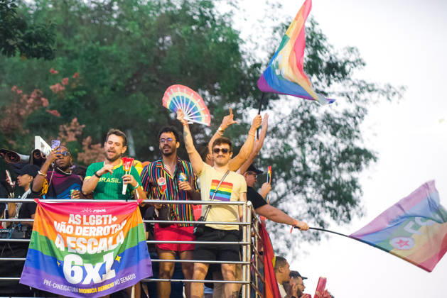 SaO PAULO, SP - 07.06.2026: 30 PARADA DO ORGULHO LGBT - The 30th LGBT+ Pride Parade took place this Sunday (7), in Sao Paulo, with the theme The street calls. The ballot box confirms. x2958047x VincentxBosson