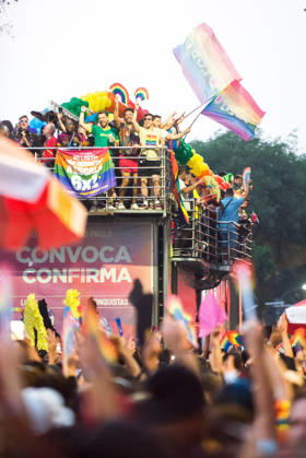 SaO PAULO, SP - 07.06.2026: 30 PARADA DO ORGULHO LGBT - The 30th LGBT+ Pride Parade took place this Sunday (7), in Sao Paulo, with the theme The street calls. The ballot box confirms. x2958048x VincentxBosson