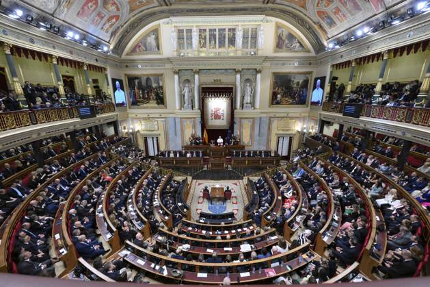 SPAIN - POPE LEO XIV DURING A JOINT SESSION OF THE SPANISH PARLAMENT AT THE CONGRESS OF DEPUTIES IN MADRID - 2026 6 8 Spain, Vatican, 2026 6 8 Pope Leo XIV during a joint session of the Spanish Parliament at the Congress of Deputies in Madrid EDITORIAL USE ONLY - NO BOOKS Copyright: xVATICANxMEDIA CPPx