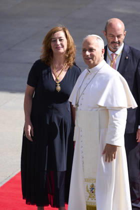 June 8, 2026, Madrid, Madrid, Spain: Pope Leo XIV (Papa Leon XVI, Robert Francis Prevost) visits Congress of Deputies on June 8, 2026 in Madrid, Spain Madrid Spain - ZUMAg15_ 20260608_zaf_g15_002 Copyright: xJackxAbuinx