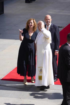June 8, 2026, Madrid, Madrid, Spain: Pope Leo XIV (Papa Leon XVI, Robert Francis Prevost) visits Congress of Deputies on June 8, 2026 in Madrid, Spain Madrid Spain - ZUMAg15_ 20260608_zaf_g15_004 Copyright: xJackxAbuinx