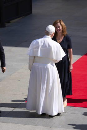 June 8, 2026, Madrid, Madrid, Spain: Pope Leo XIV (Papa Leon XVI, Robert Francis Prevost) visits Congress of Deputies on June 8, 2026 in Madrid, Spain Madrid Spain - ZUMAg15_ 20260608_zaf_g15_005 Copyright: xJackxAbuinx