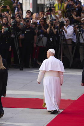 June 8, 2026, Madrid, Madrid, Spain: Pope Leo XIV (Papa Leon XVI, Robert Francis Prevost) visits Congress of Deputies on June 8, 2026 in Madrid, Spain Madrid Spain - ZUMAg15_ 20260608_zaf_g15_012 Copyright: xJackxAbuinx
