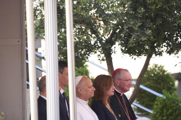 June 8, 2026, Madrid, Madrid, Spain: Pope Leo XIV (Papa Leon XVI, Robert Francis Prevost) visits Congress of Deputies on June 8, 2026 in Madrid, Spain Madrid Spain - ZUMAg15_ 20260608_zaf_g15_013 Copyright: xJackxAbuinx
