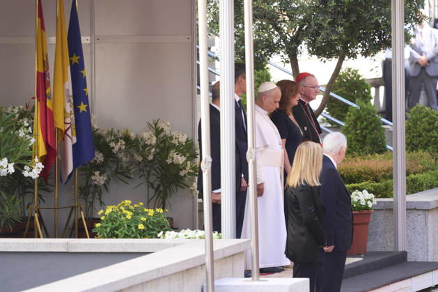 June 8, 2026, Madrid, Madrid, Spain: Pope Leo XIV (Papa Leon XVI, Robert Francis Prevost) visits Congress of Deputies on June 8, 2026 in Madrid, Spain Madrid Spain - ZUMAg15_ 20260608_zaf_g15_014 Copyright: xJackxAbuinx