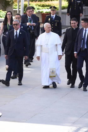 June 8, 2026, Madrid, Madrid, Spain: Pope Leo XIV (Papa Leon XVI, Robert Francis Prevost) visits Congress of Deputies on June 8, 2026 in Madrid, Spain Madrid Spain - ZUMAg15_ 20260608_zaf_g15_024 Copyright: xJackxAbuinx