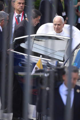 June 8, 2026, Madrid, Madrid, Spain: Pope Leo XIV (Papa Leon XVI, Robert Francis Prevost) visits Congress of Deputies on June 8, 2026 in Madrid, Spain Madrid Spain - ZUMAg15_ 20260608_zaf_g15_018 Copyright: xJackxAbuinx