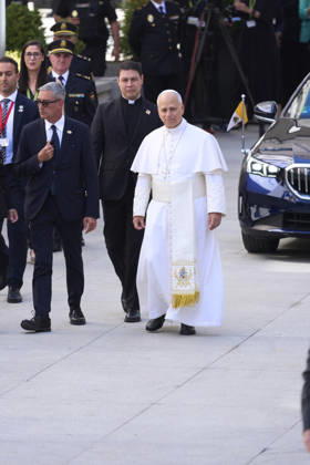 June 8, 2026, Madrid, Madrid, Spain: Pope Leo XIV (Papa Leon XVI, Robert Francis Prevost) visits Congress of Deputies on June 8, 2026 in Madrid, Spain Madrid Spain - ZUMAg15_ 20260608_zaf_g15_021 Copyright: xJackxAbuinx