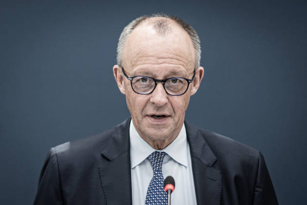 Friedrich Merz, CDU Chairman and Federal Chancellor, at the beginning of the Federal Executive Committee meeting CDU Federal Executive Committee and committee meetings on 08 06 2026, Berlin Berlin Germany Konrad Adenauer Haus, Bundespart