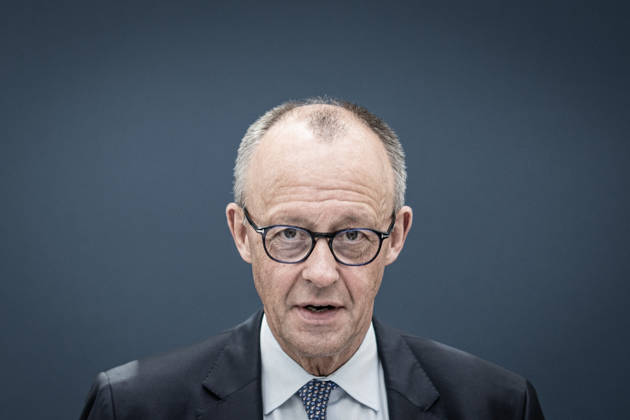 Friedrich Merz, CDU Chairman and Federal Chancellor, at the beginning of the Federal Executive Committee meeting CDU Federal Executive Committee and committee meetings on 08 06 2026, Berlin Berlin Germany Konrad Adenauer Haus, Bundespart