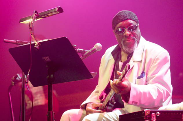 Der amerikanische Jazz-Gitarrist James Blood Ulmer beim 41. Moers Festival 2012. The American jazz guitarist James Blood Ulmer at the 41. Moers Festival 2012. Moers NRW DEU;DE;GERMANY;DEUTSCHLAND;ALLEMAGNE