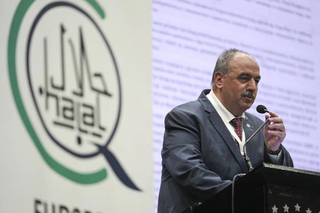 4th European Halal Congress in Sarajevo SARAJEVO, BOSNIA AND HERZEGOVINA - JUNE 9: Ihsan Ovut, Secretary General of OIC SMIIC, attends the 4th European Halal Congress 2026, a major event for the halal industry in Europe, in Sarajevo, Bosnia and Herzegovina, on June 9, 2026. Samir Jordamovic Anadolu Sarajevo Bosnia and Herzegovina. Editorial use only. Please get in touch for any other usage.  Copyright: x2026xAnadoluxSamirxJordamovicx