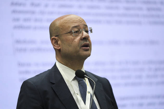 4th European Halal Congress in Sarajevo SARAJEVO, BOSNIA AND HERZEGOVINA - JUNE 9: Zafer Soylu, Chairman of the Board of Directors of the Halal Accreditation Agency (HAK), attends the 4th European Halal Congress 2026, a major event for the halal industry in Europe, in Sarajevo, Bosnia and Herzegovina, on June 9, 2026. Samir Jordamovic Anadolu Sarajevo Bosnia and Herzegovina. Editorial use only. Please get in touch for any other usage.  Copyright: x2026xAnadoluxSamirxJordamovicx