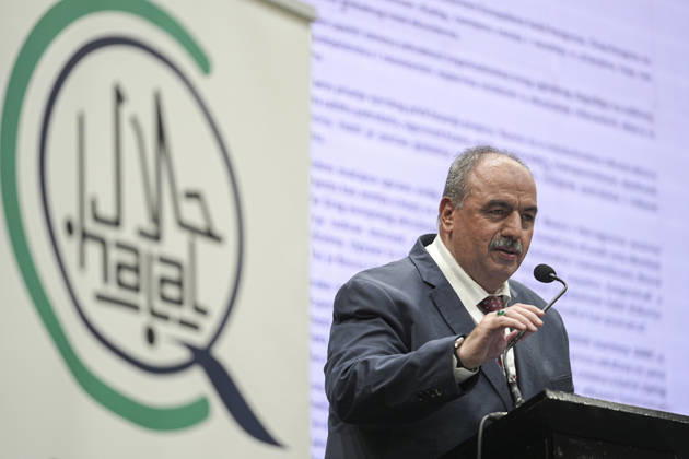 4th European Halal Congress in Sarajevo SARAJEVO, BOSNIA AND HERZEGOVINA - JUNE 9: Ihsan Ovut, Secretary General of OIC SMIIC, attends the 4th European Halal Congress 2026, a major event for the halal industry in Europe, in Sarajevo, Bosnia and Herzegovina, on June 9, 2026. Samir Jordamovic Anadolu Sarajevo Bosnia and Herzegovina. Editorial use only. Please get in touch for any other usage.  Copyright: x2026xAnadoluxSamirxJordamovicx