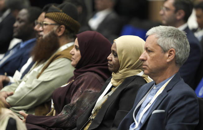 4th European Halal Congress in Sarajevo SARAJEVO, BOSNIA AND HERZEGOVINA - JUNE 9: Participants attend the 4th European Halal Congress 2026, a major event for the halal industry in Europe, in Sarajevo, Bosnia and Herzegovina, on June 9, 2026. Samir Jordamovic Anadolu Sarajevo Bosnia and Herzegovina. Editorial use only. Please get in touch for any other usage.  Copyright: x2026xAnadoluxSamirxJordamovicx