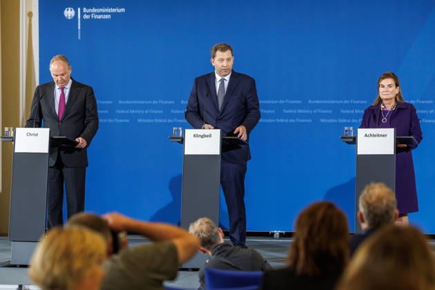 Press conference by BM Lars Klingbeil Press conference by BM Lars Klingbeil and the Chairmen of the Investment and Innovation Advisory Board IIB Prof Harald Christ and Prof Dr Dr Ann Kristin Achleitner on the presentation of the first IIB report on 9 06 2026 in Berlin Berlin Berlin Germany Federal Chancellery