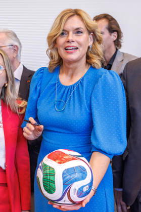 Parliamentary group meeting CDU CSU Bundestag President Julia Kloeckner at a parliamentary group meeting on 9 06 2026 in Berlin Berlin Berlin Germany Bundestag